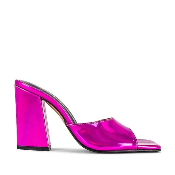 CLOSET CLOSING Intentionally Blank Jackson Mule in Fuchsia Sz 39 9 8.5 - Picture 2 of 6